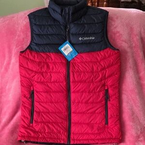 Men's (S) Columbia Powder Lite Two-Tone Puffer Vest